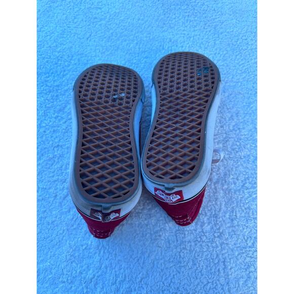 VANS Burgundy Sk8-Hi Shoes Size M:7.5 W:9 - Picture 6 of 6